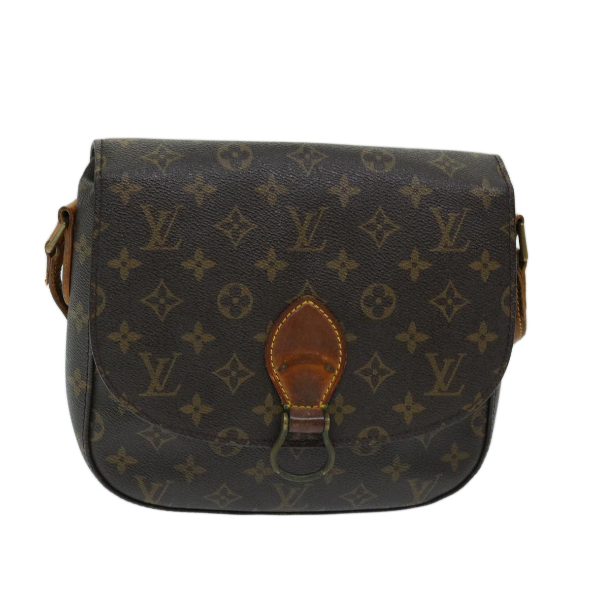 LOUIS VUITTON Monogram Saint Cloud GM Shoulder Bag M51242 LV Auth 69513