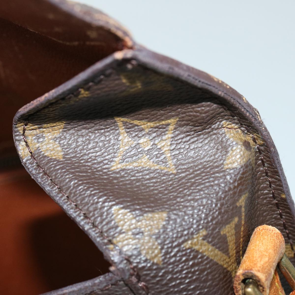 LOUIS VUITTON Monogram Saint Cloud GM Shoulder Bag M51242 LV Auth 69513