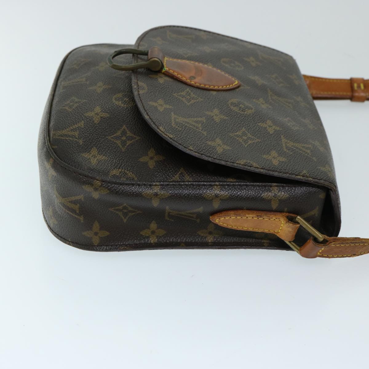 LOUIS VUITTON Monogram Saint Cloud GM Shoulder Bag M51242 LV Auth 69513