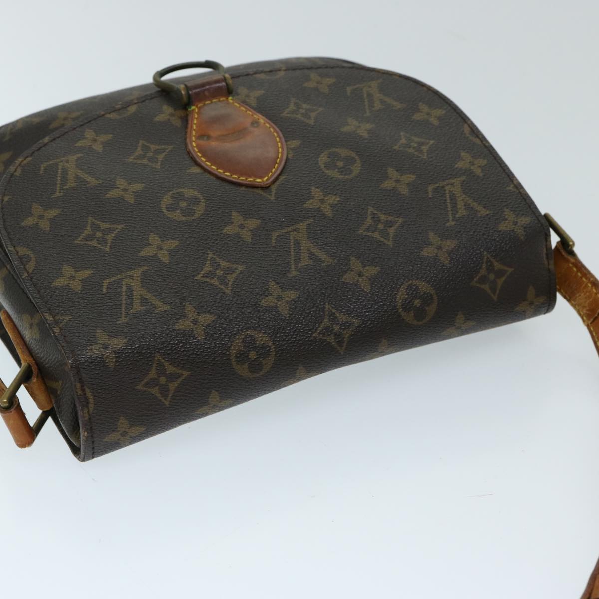 LOUIS VUITTON Monogram Saint Cloud GM Shoulder Bag M51242 LV Auth 69513