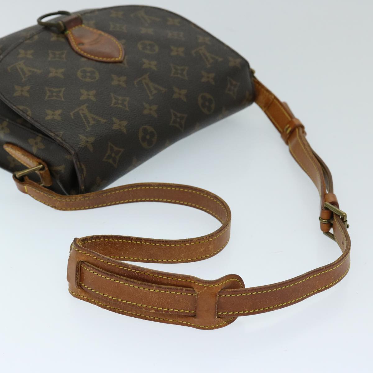 LOUIS VUITTON Monogram Saint Cloud GM Shoulder Bag M51242 LV Auth 69513