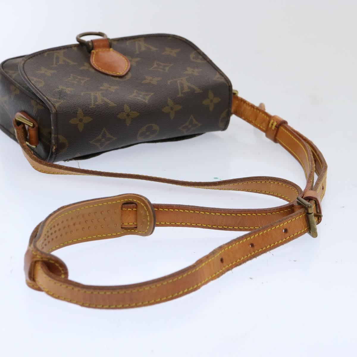 LOUIS VUITTON Monogram Saint Cloud PM Shoulder Bag M51244 LV Auth 69514