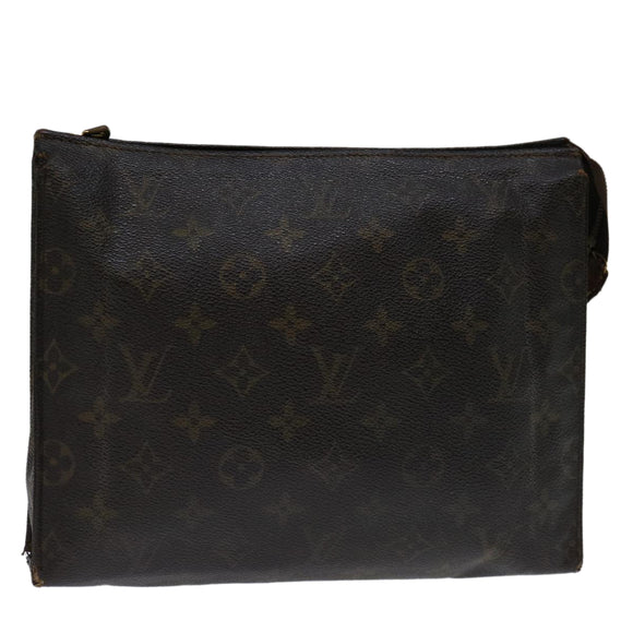 LOUIS VUITTON Monogram Poche Toilette 26 Pouch M47542 LV Auth 69516