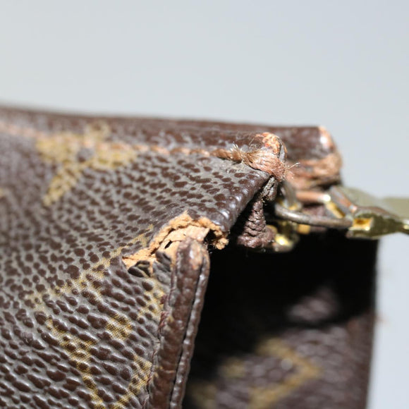 LOUIS VUITTON Monogram Poche Toilette 26 Pouch M47542 LV Auth 69516