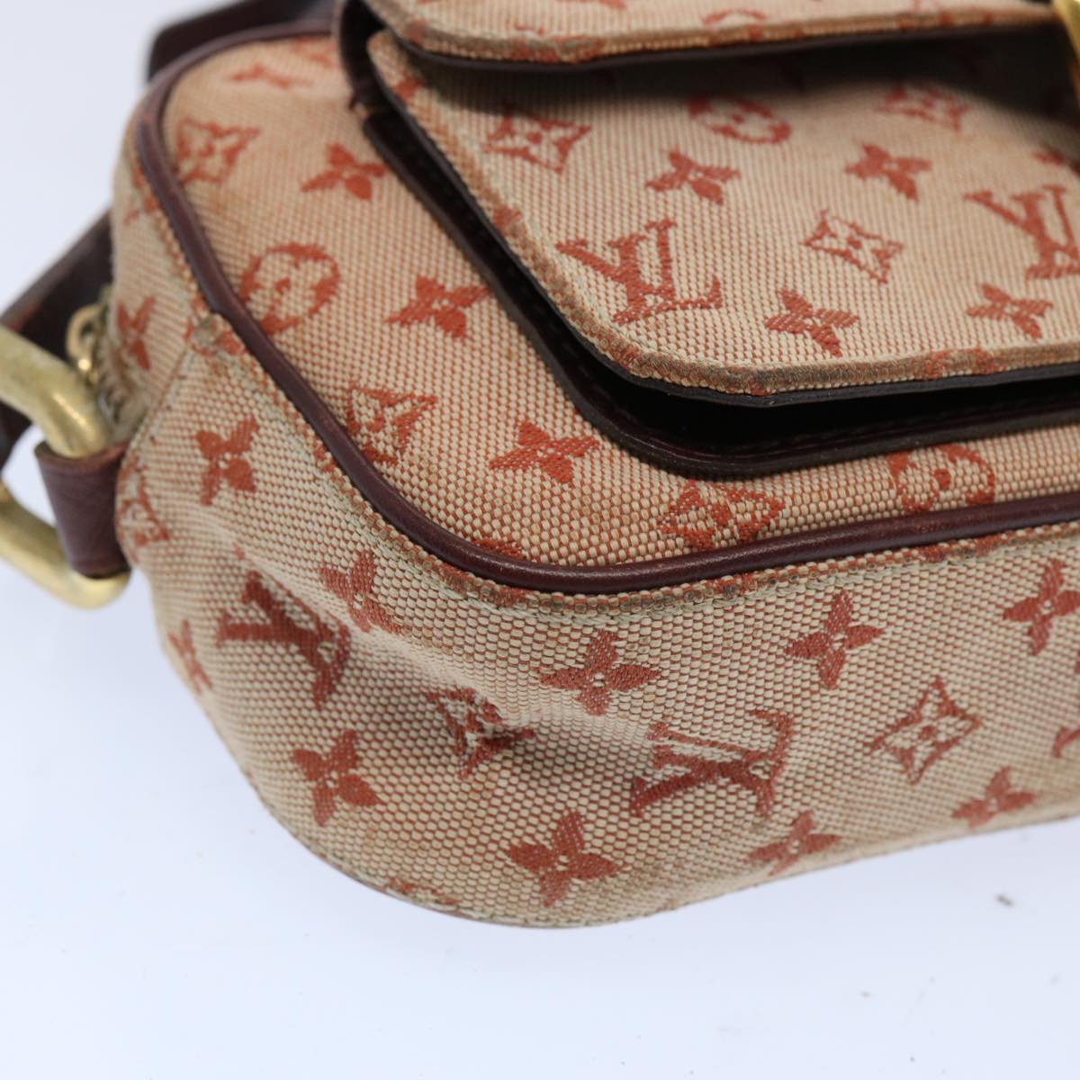 LOUIS VUITTON Monogram Mini Juliet MM Shoulder Bag Red M92219 LV Auth 69519