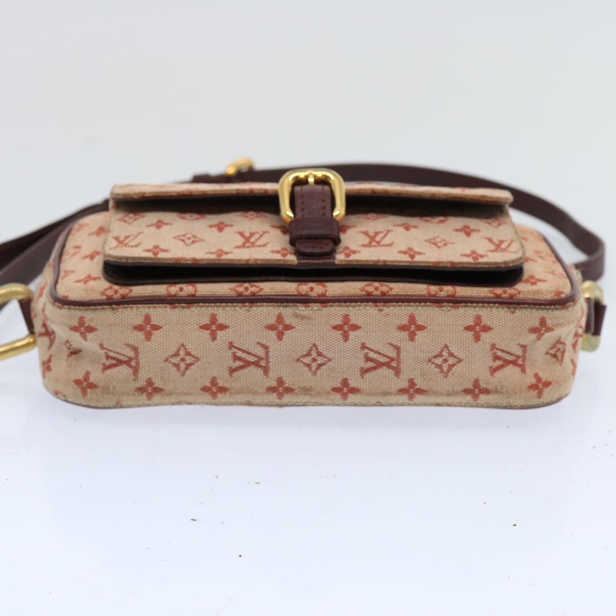 LOUIS VUITTON Monogram Mini Juliet MM Shoulder Bag Red M92219 LV Auth 69519