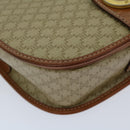 CELINE Macadam Canvas Shoulder Bag Beige Auth 69533-15