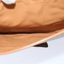 CELINE Macadam Canvas Shoulder Bag Beige Auth 69533-19