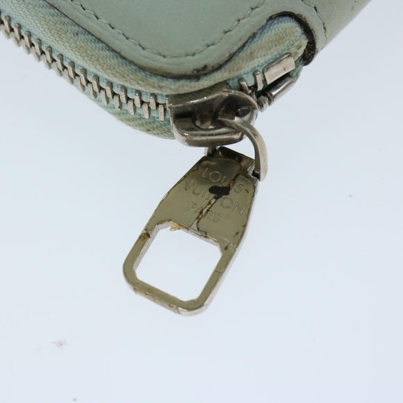 LOUIS VUITTON Portefeuille Jena Long Wallet Leather Green M58208 LV Auth 69535