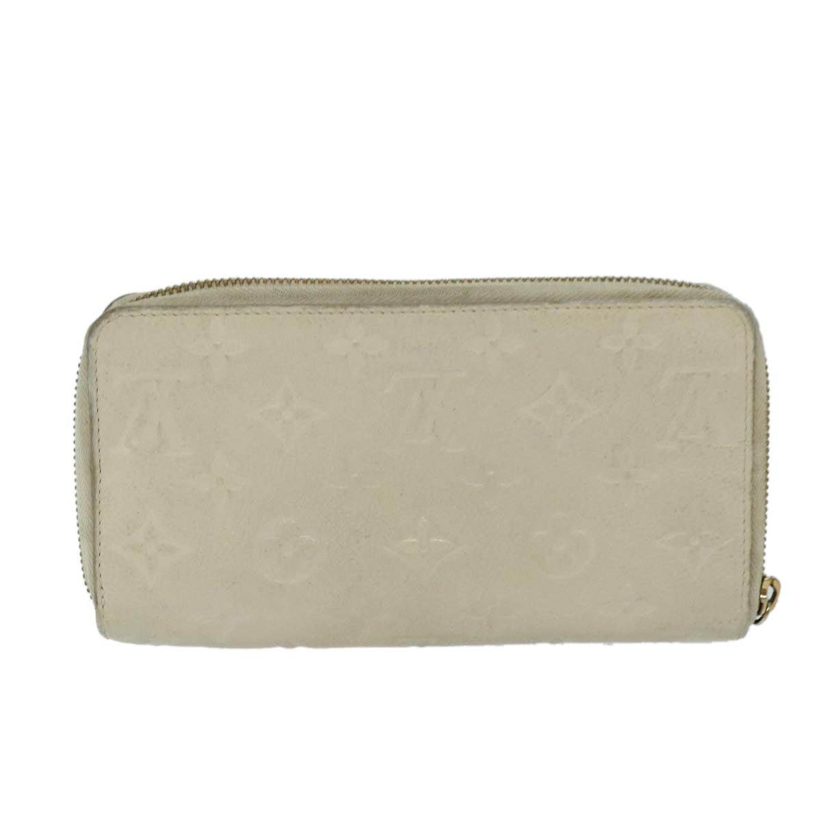 LOUIS VUITTON Empreinte Portefeuille Secret Ron Wallet White M93437 Auth 69536 - 0