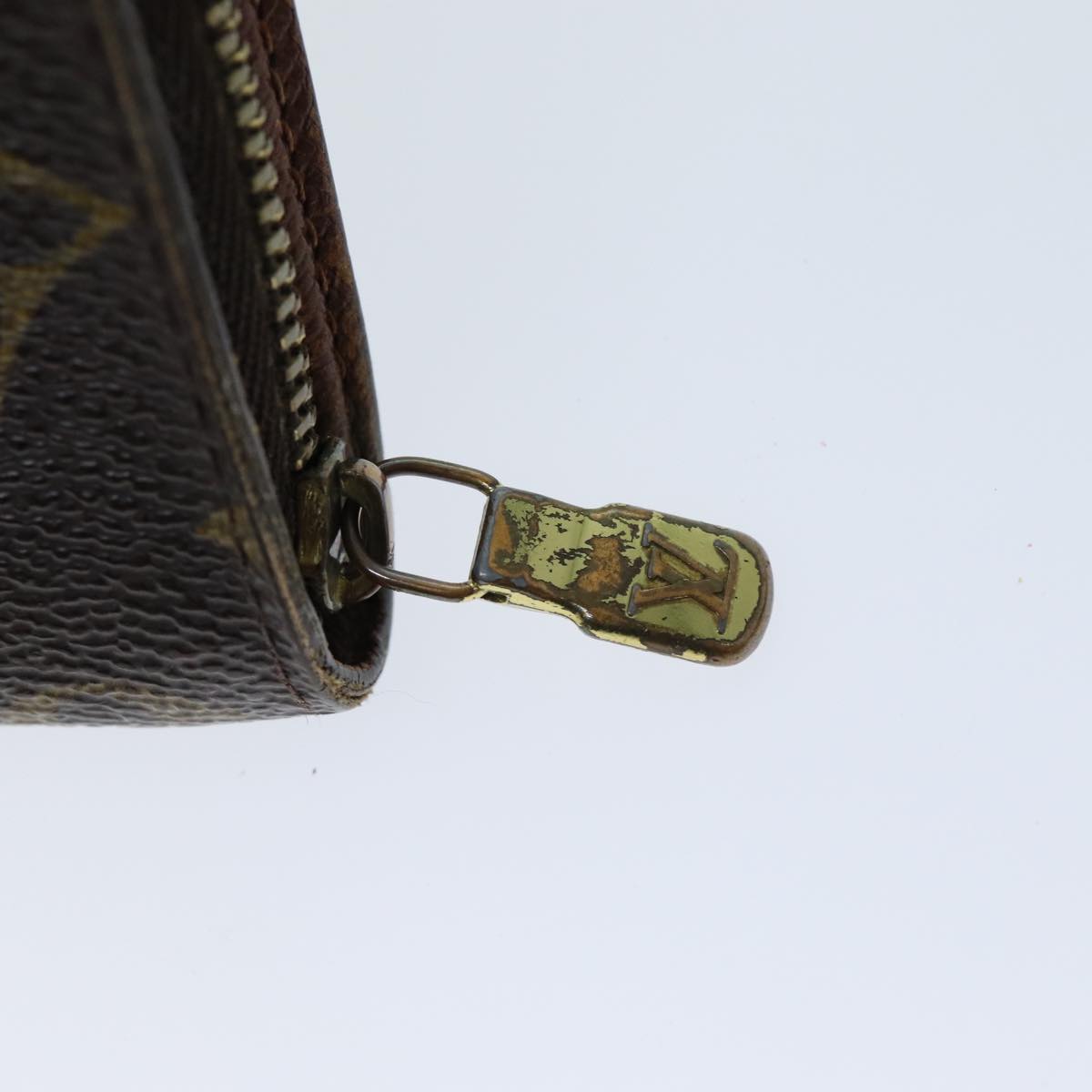 LOUIS VUITTON Monogram Porte Monnaie Zip Long Wallet M61727 LV Auth 69544