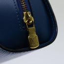 LOUIS VUITTON Epi Dauphine GM Pouch Blue M48435 LV Auth 69549-7