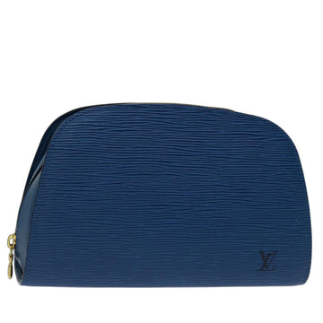 LOUIS VUITTON Epi Dauphine GM Pouch Blue M48435 LV Auth 69549