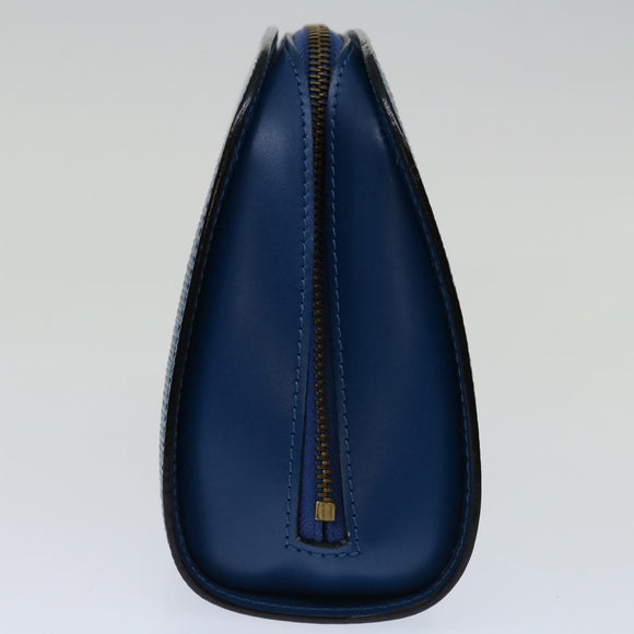 LOUIS VUITTON Epi Dauphine GM Pouch Blue M48435 LV Auth 69549
