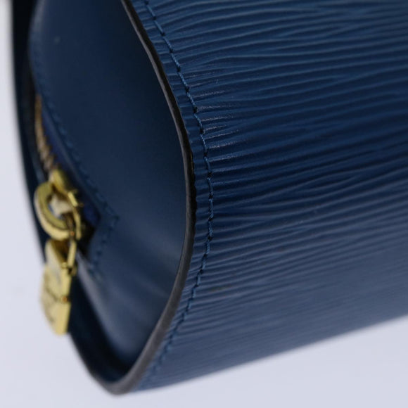 LOUIS VUITTON Epi Dauphine GM Pouch Blue M48435 LV Auth 69549