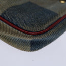 LOUIS VUITTON Monogram Denim Mini Pochette Accessoires Blue M68760 LV Auth 69550-16