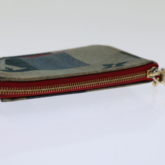 LOUIS VUITTON Monogram Denim Mini Pochette Accessoires Blau M68760 LV Auth 69550