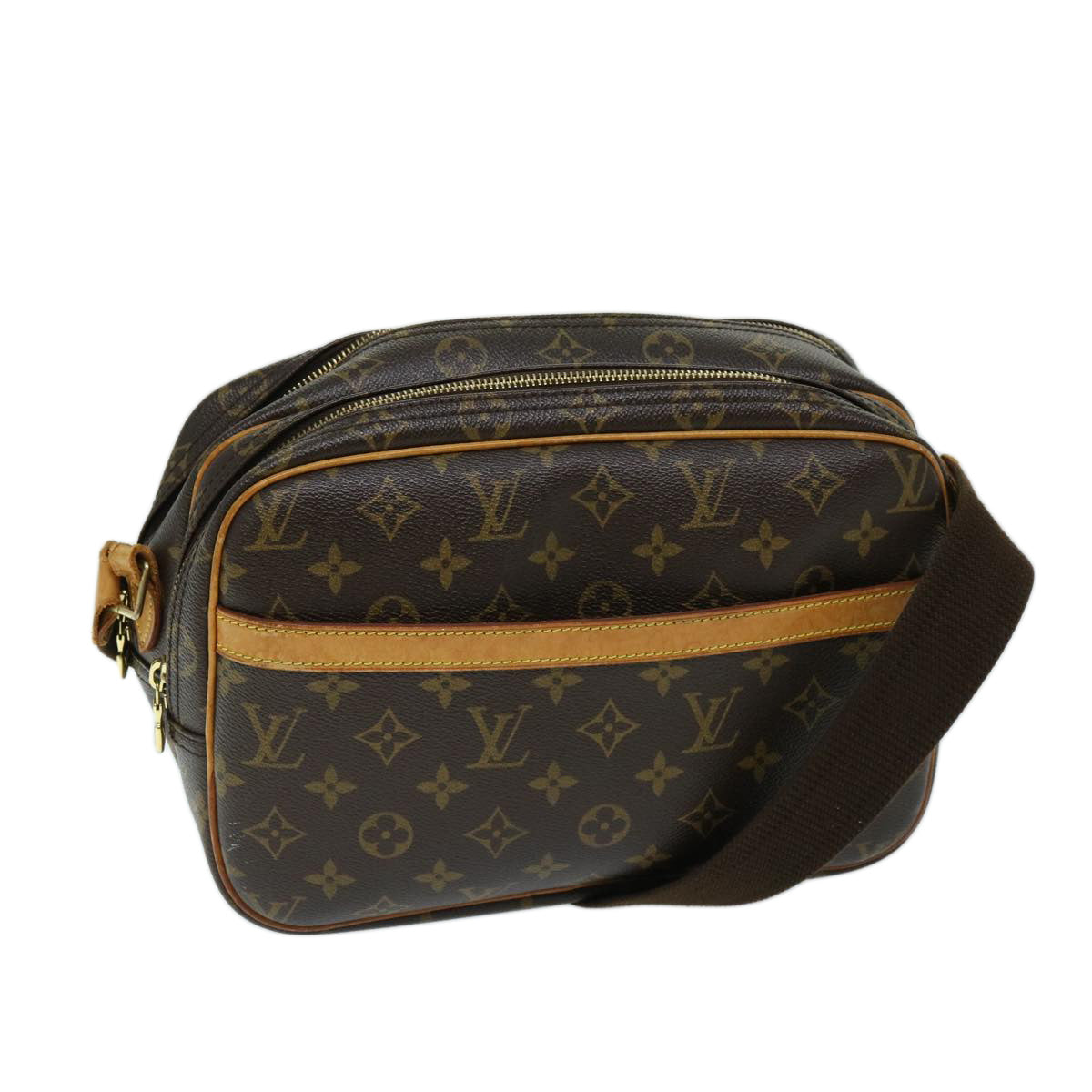 LOUIS VUITTON Monogram Reporter PM Shoulder Bag M45254 LV Auth 69555