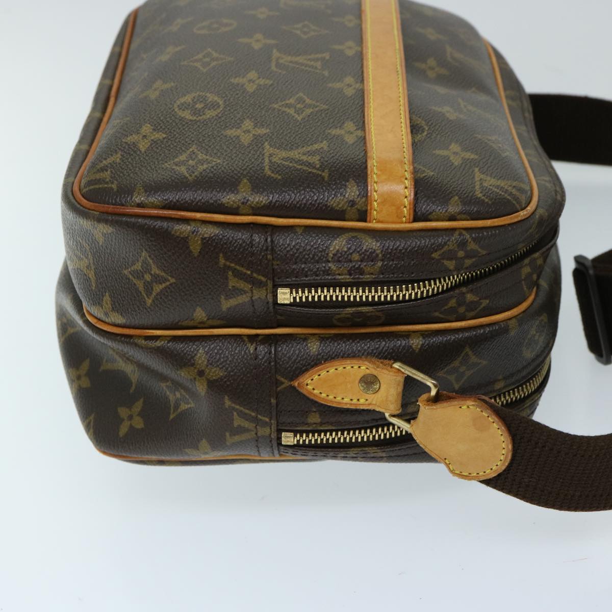 LOUIS VUITTON Monogram Reporter PM Shoulder Bag M45254 LV Auth 69555