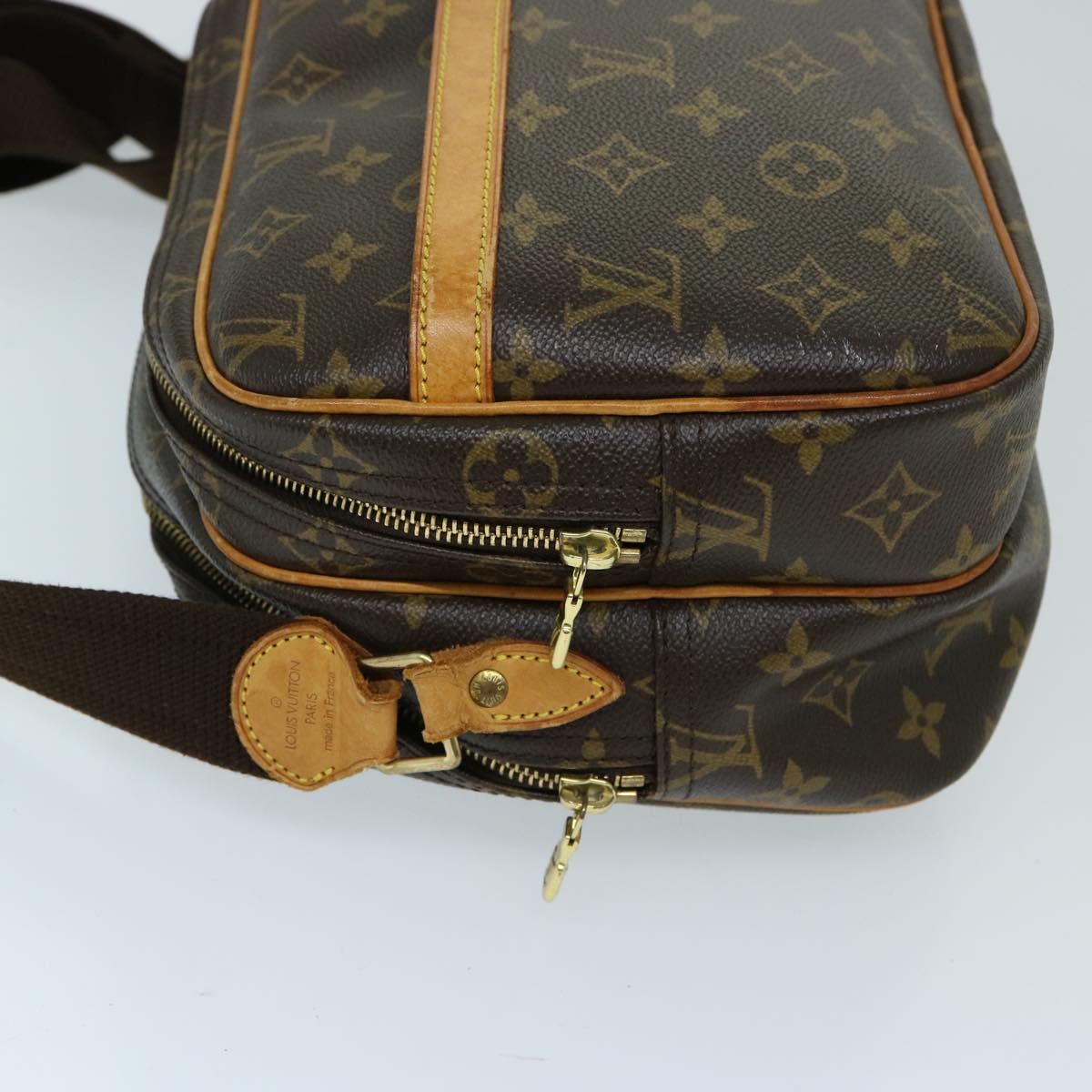 LOUIS VUITTON Monogram Reporter PM Shoulder Bag M45254 LV Auth 69555