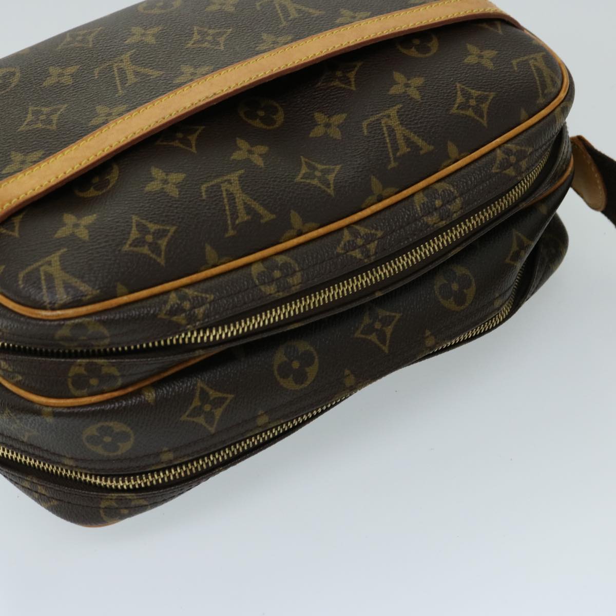 LOUIS VUITTON Monogram Reporter PM Shoulder Bag M45254 LV Auth 69555