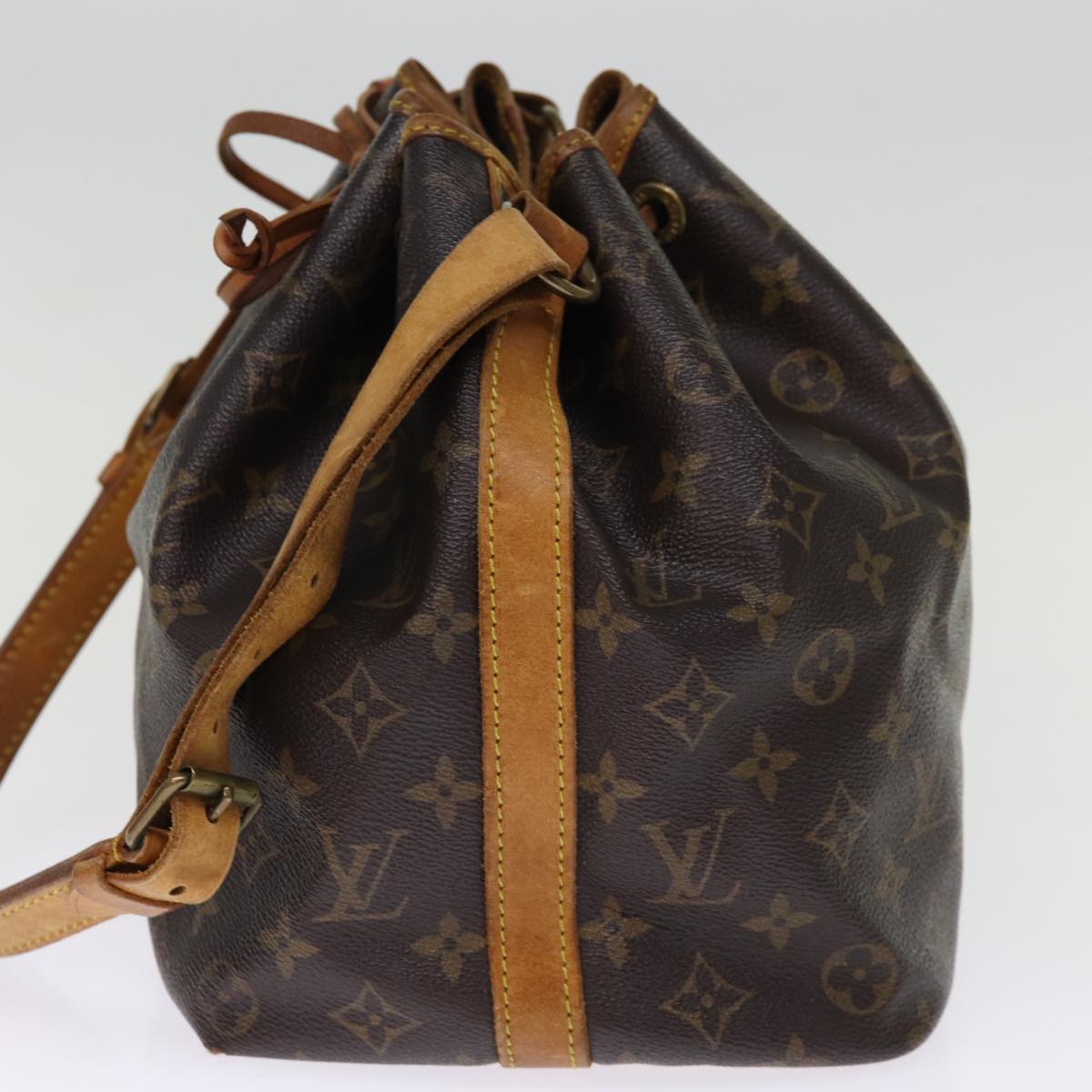 LOUIS VUITTON Monogram Petit Noe Shoulder Bag M42226 LV Auth 69574