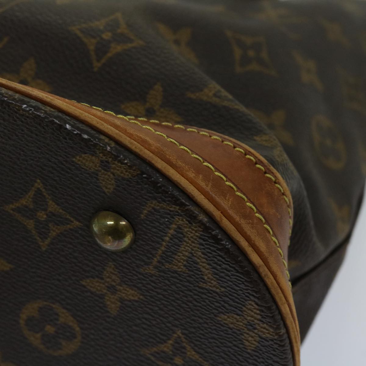 LOUIS VUITTON Monogram Bucket PM Shoulder Bag M42238 LV Auth 69583