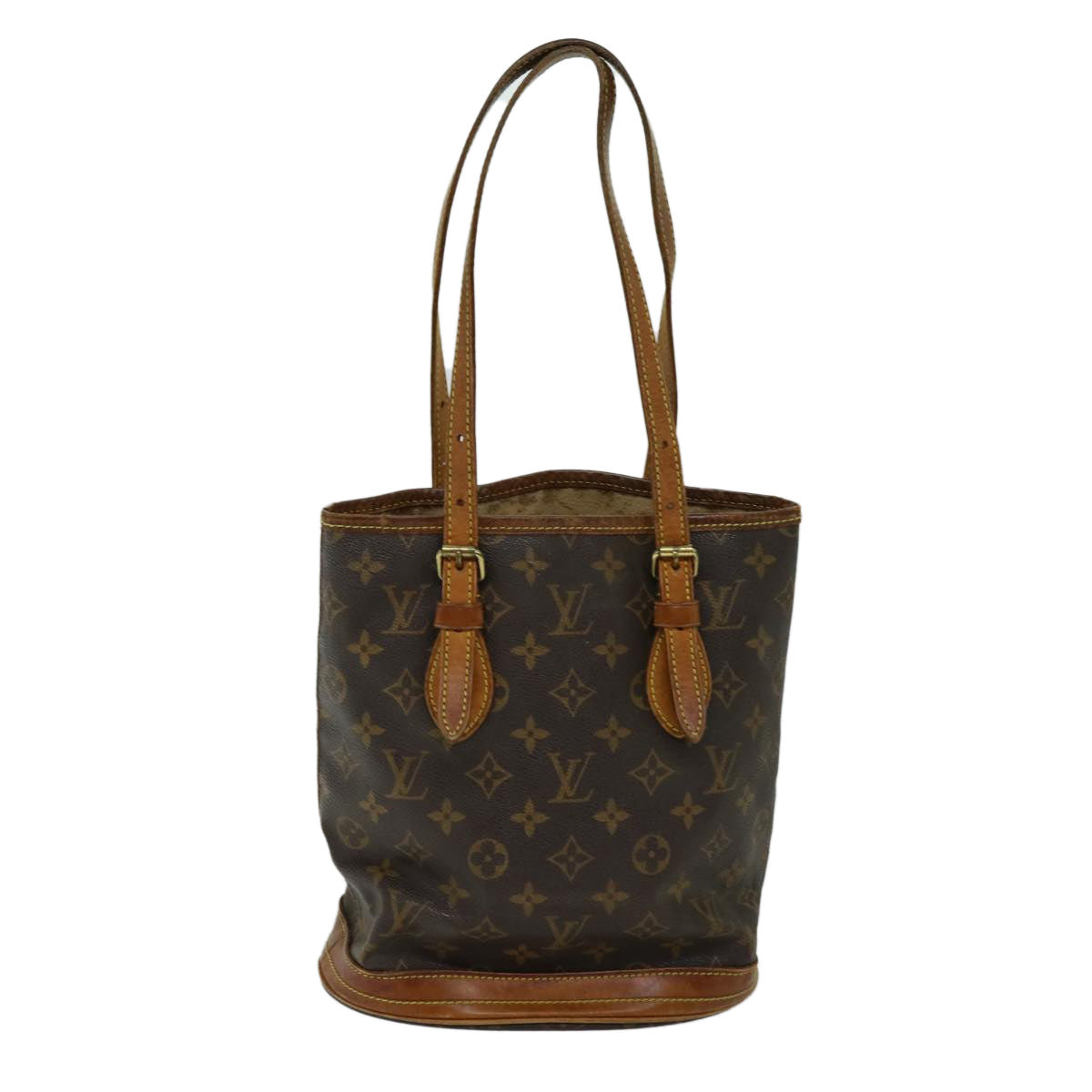 LOUIS VUITTON Monogram Bucket PM Shoulder Bag M42238 LV Auth 69583 - 0