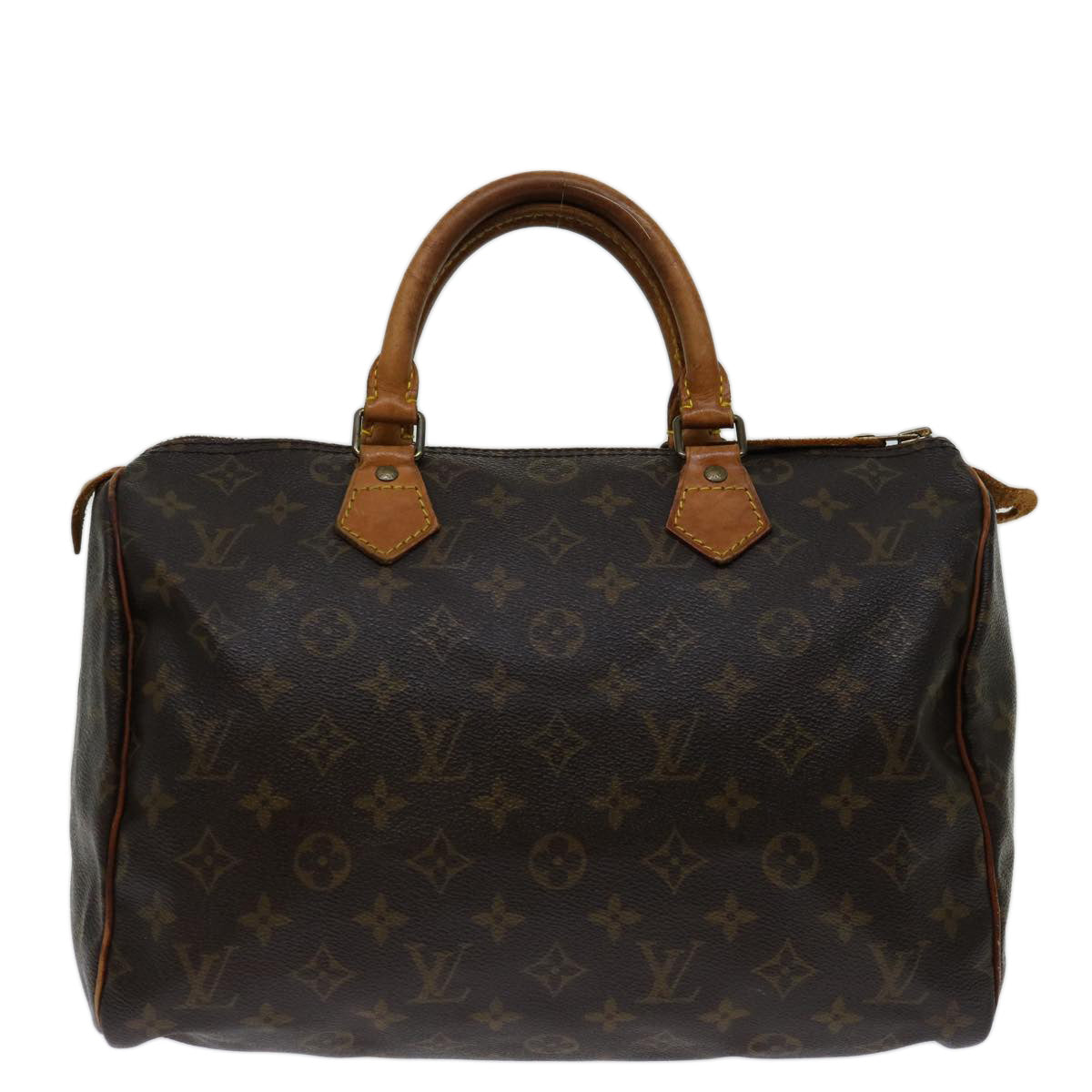 LOUIS VUITTON Monogram Speedy 30 Hand Bag M41526 LV Auth 69587