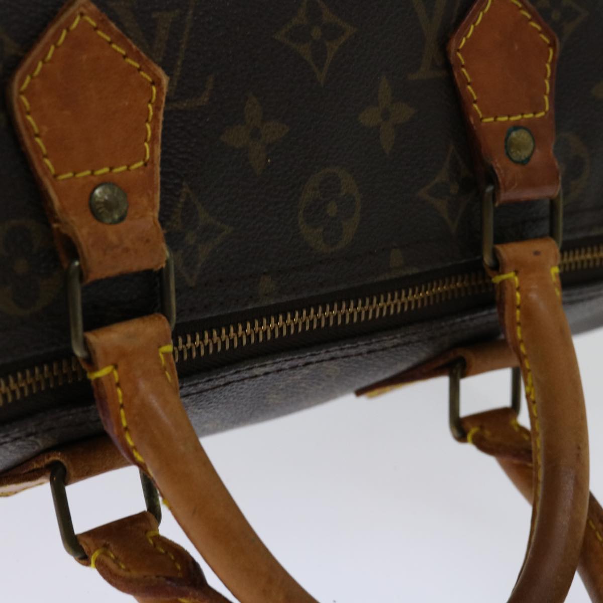 LOUIS VUITTON Monogram Speedy 30 Hand Bag M41526 LV Auth 69587