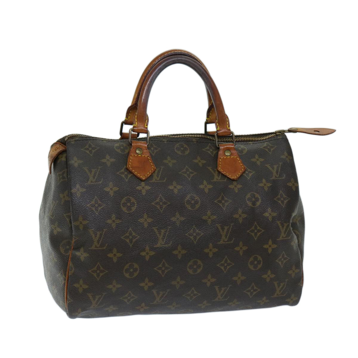 LOUIS VUITTON Monogram Speedy 30 Hand Bag M41526 LV Auth 69589