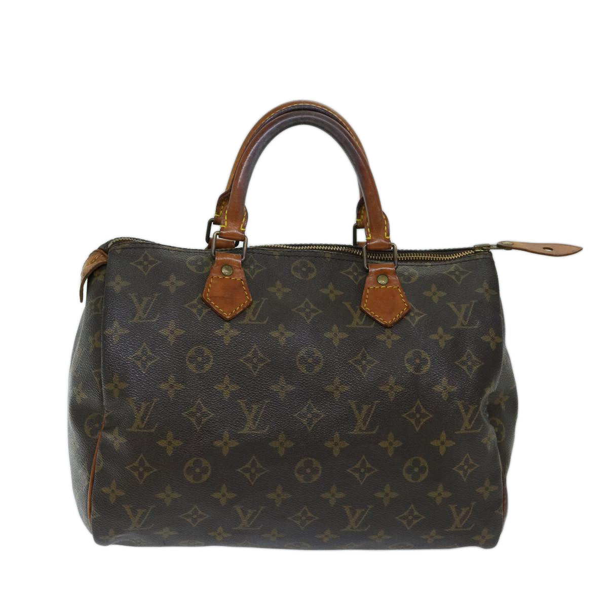 LOUIS VUITTON Monogram Speedy 30 Hand Bag M41526 LV Auth 69589