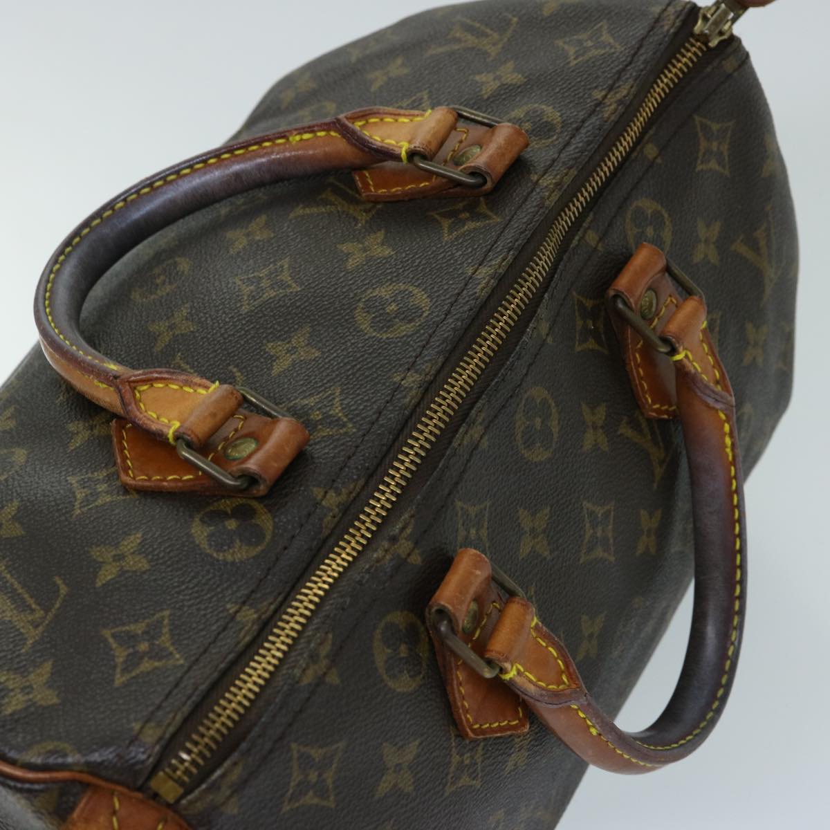 LOUIS VUITTON Monogram Speedy 30 Hand Bag M41526 LV Auth 69589