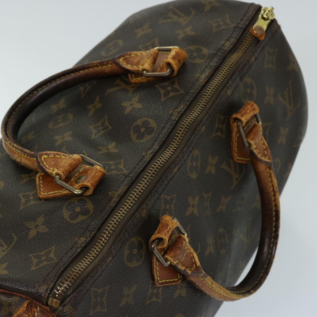 LOUIS VUITTON Monogram Speedy 30 Hand Bag M41526 LV Auth 69590