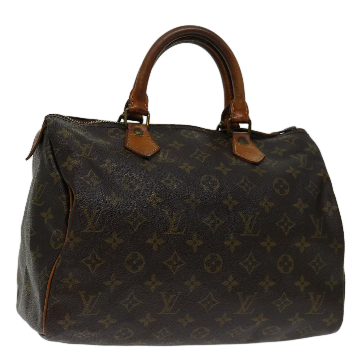 LOUIS VUITTON Monogram Speedy 30 Hand Bag M41526 LV Auth 69592