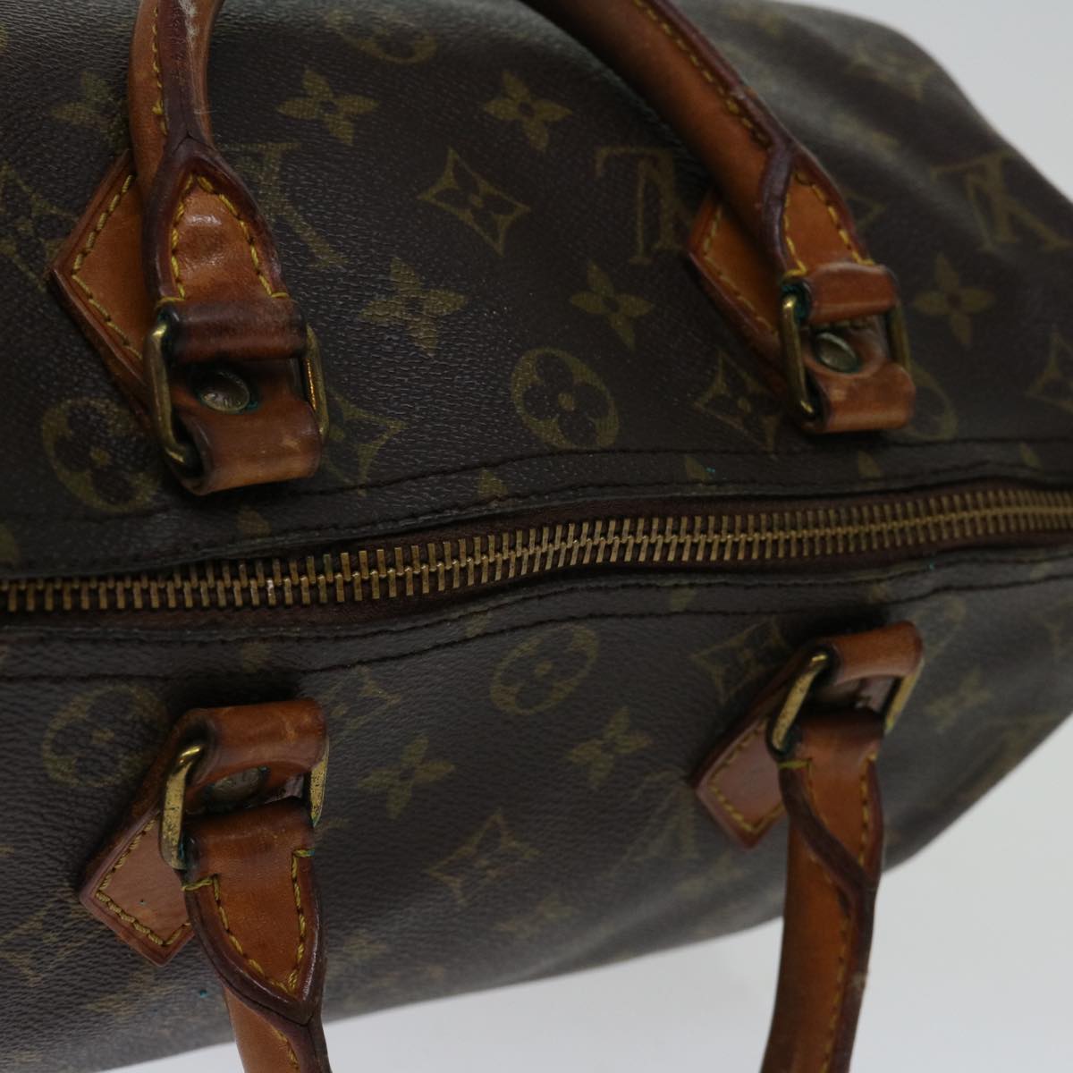 LOUIS VUITTON Monogram Speedy 30 Hand Bag M41526 LV Auth 69592