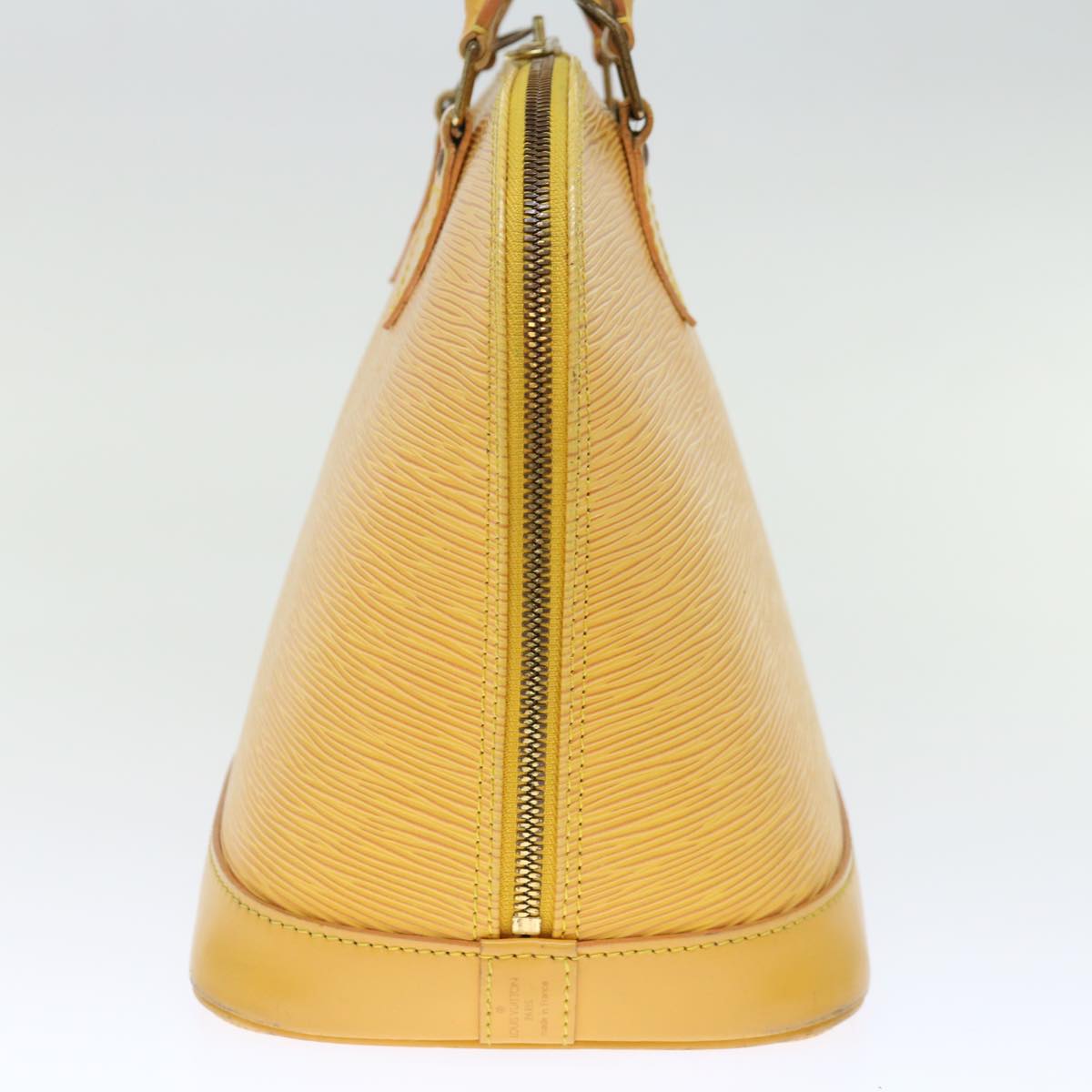 LOUIS VUITTON Epi Alma Hand Bag Tassili Yellow M52149 LV Auth 69598