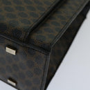 CELINE Macadam Canvas Hand Bag PVC Black Auth 69608-15