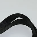 CELINE Macadam Canvas Hand Bag PVC Black Auth 69608-14