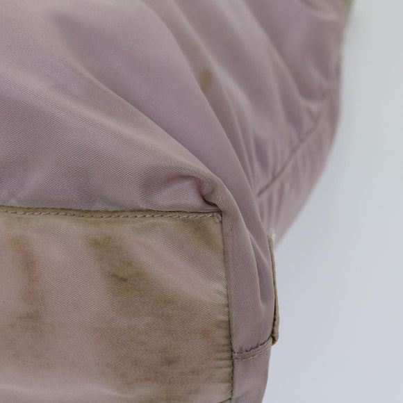 PRADA Tote Bag Nylon Pink Auth 69661