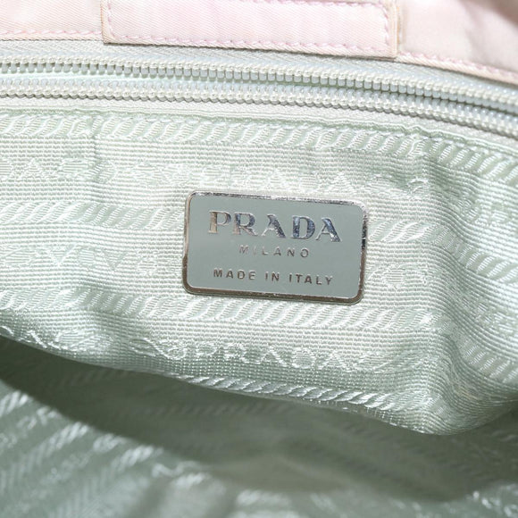 PRADA Tote Bag Nylon Pink Auth 69661