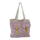 PRADA Tote Bag Nylon Pink Auth 69661-1