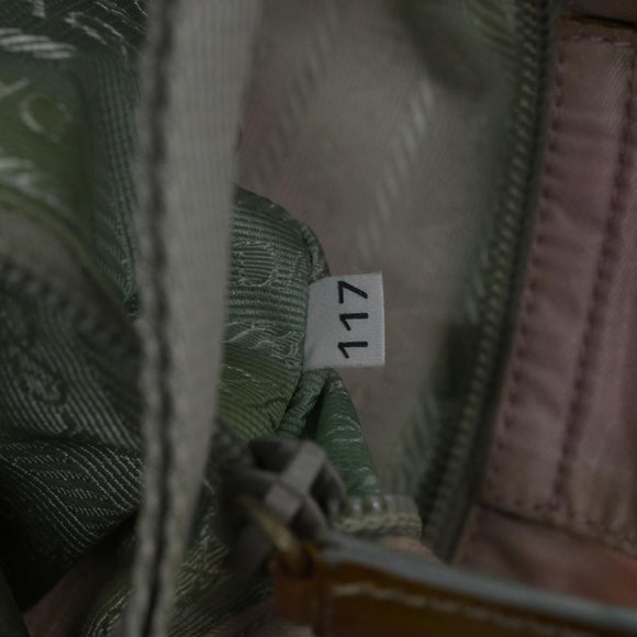 PRADA Tote Bag Nylon Pink Auth 69661