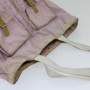 PRADA Tote Bag Nylon Pink Auth 69661-6