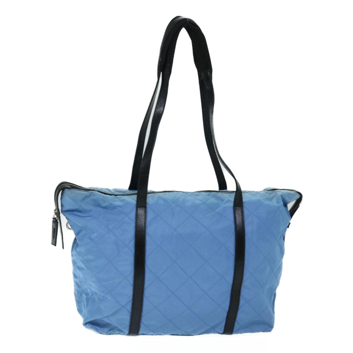 PRADA Tote Bag Nylon Light Blue Auth 69662 - 0