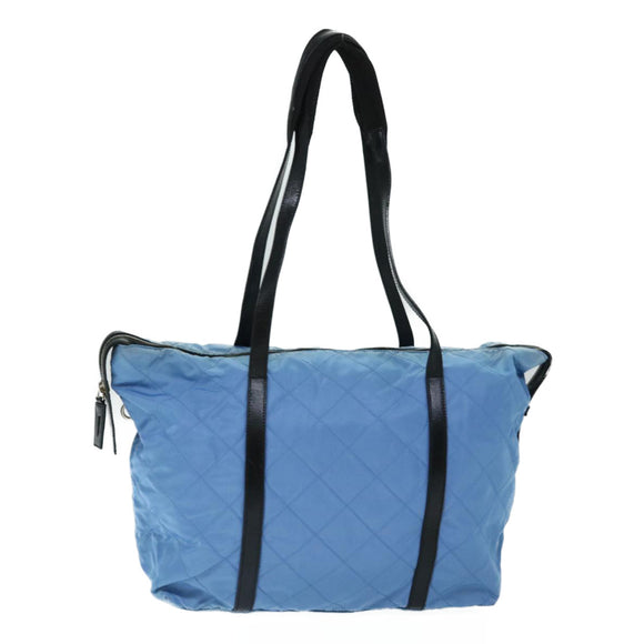 PRADA Tote Bag Nylon Light Blue Auth 69662