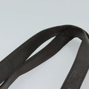 BALLY Shoulder Bag Leather Gray Auth 69675-8