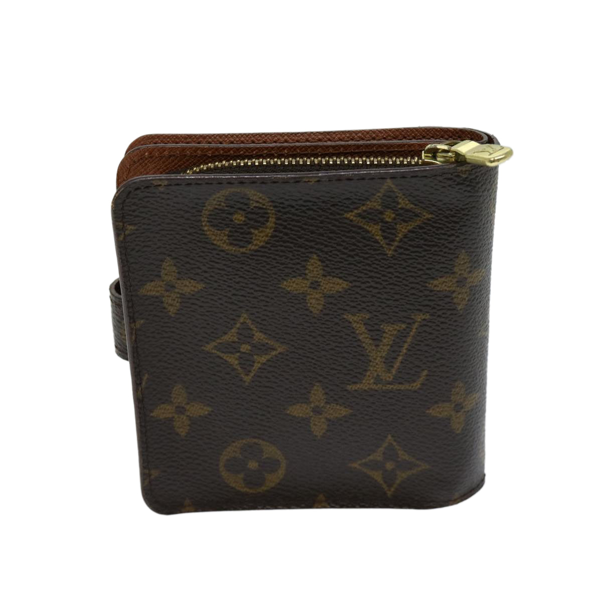 LOUIS VUITTON Monogram Compact Zip Wallet M61667 LV Auth 69680 - 0