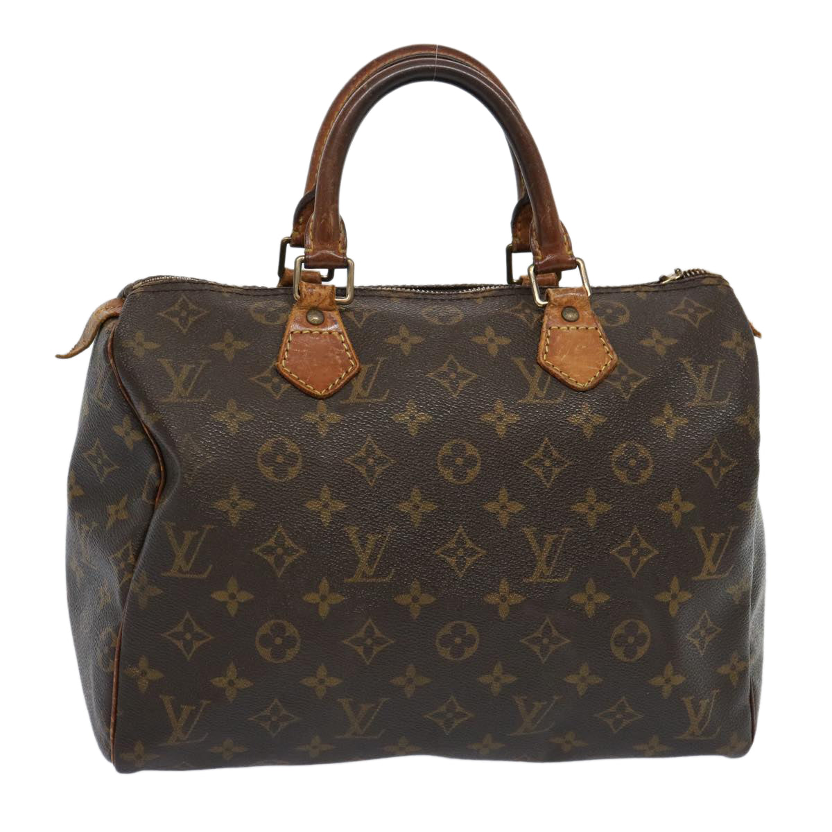 LOUIS VUITTON Monogram Speedy 30 Hand Bag M41526 LV Auth 69687