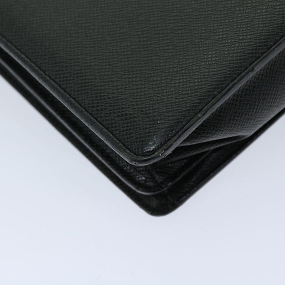 LOUIS VUITTON Taiga Serviette Moskova Business Bag Ardoise M30032 LV Auth 69688